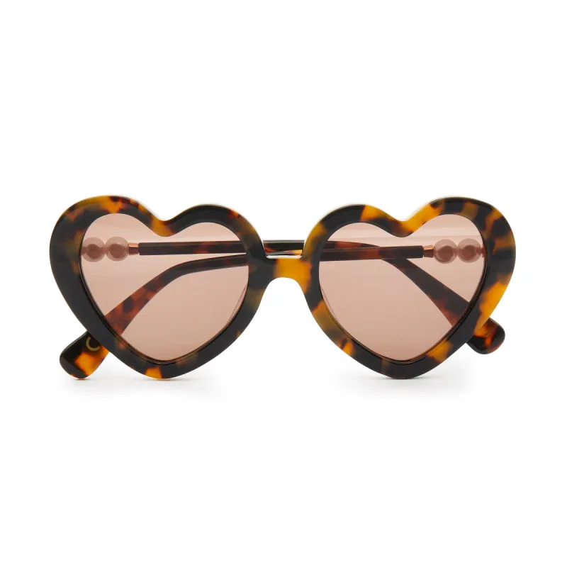 TORTOISE PEARL SWEETHEART SUNGLASSES sold by Lele Sadoughi