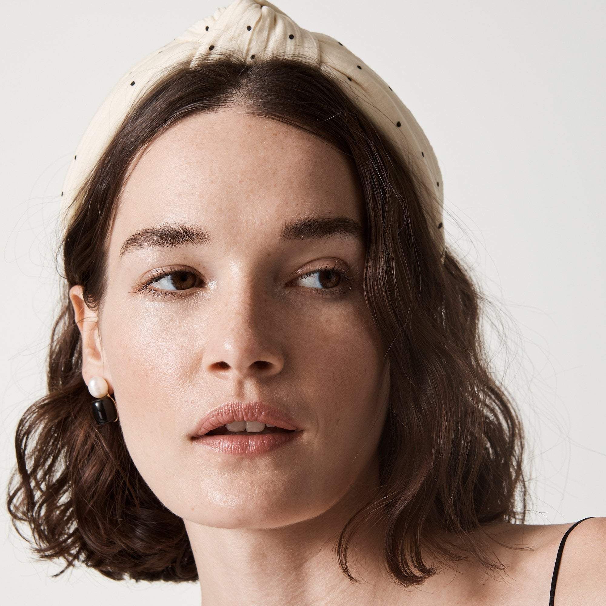 JET MONACO DOUBLE DROP EARRINGS sold by Lele Sadoughi product image thumbnail 2