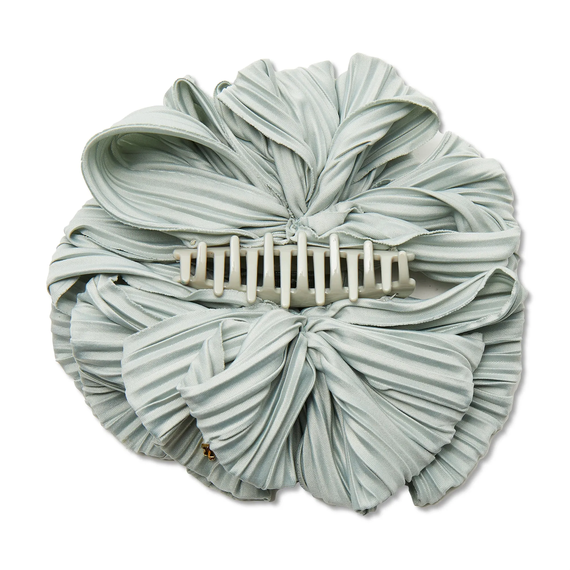 POWDER BLUE RITA RIBBON CLAW CLIP sold by Lele Sadoughi product image thumbnail 3