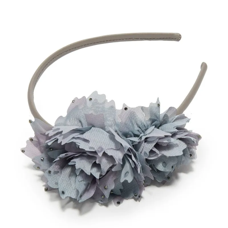 LELE X SJP ANTHRACITE PEONY BOUQUET HEADBAND sold by Lele Sadoughi