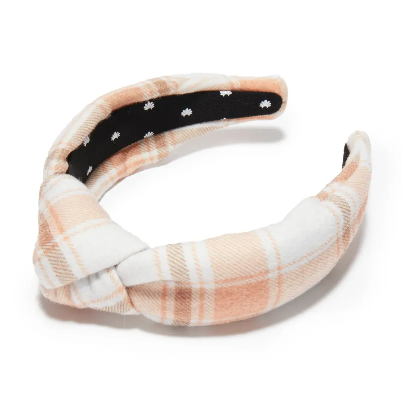 HARVEST PLAID KNOTTED HEADBAND sold by Lele Sadoughi