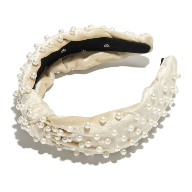IVORY PEARL HEADBAND sold by Lele Sadoughi