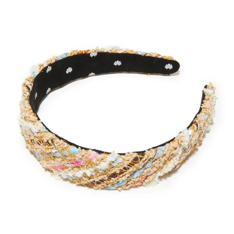 PLAYA STRIPE TWEED BESSETTE HEADBAND sold by Lele Sadoughi