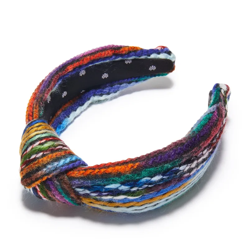 IRIS MIXED YARN KNOTTED HEADBAND sold by Lele Sadoughi