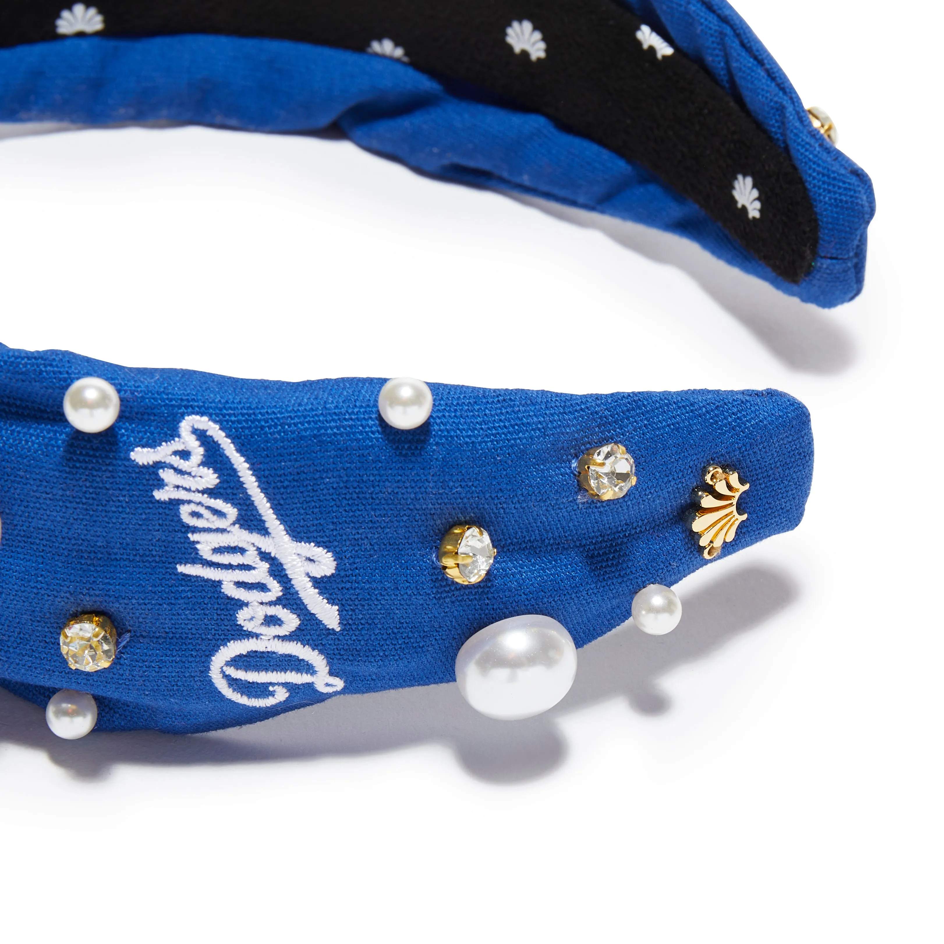 ⚾️ ? Lele Sadoughi MLB Los Angeles Angels Embroidered Headband Screen-Shot-2023-06-21-at-11.  main image 2