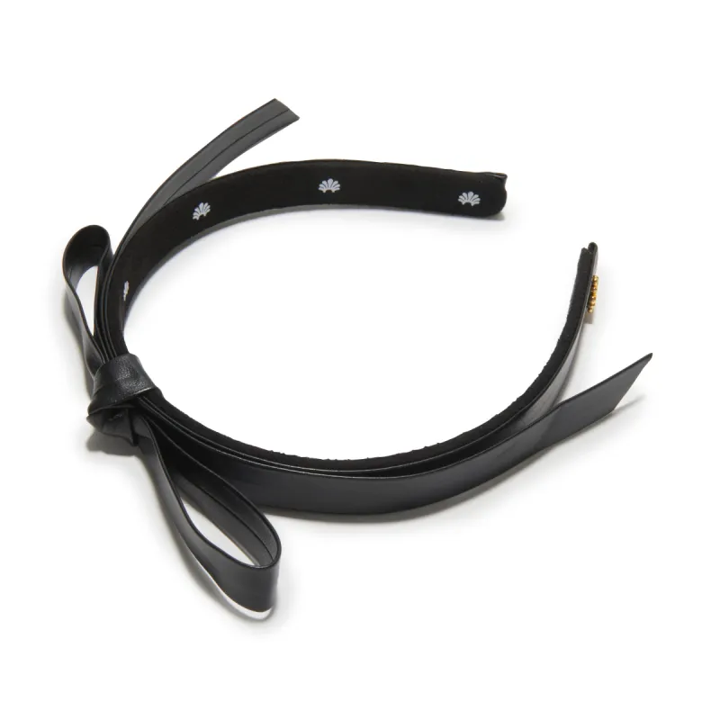 JET BARDOT FAUX LEATHER HEADBAND sold by Lele Sadoughi