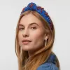 AMERICANA CRYSTAL FIREWORK KNOTTED HEADBAND sold by Lele Sadoughi