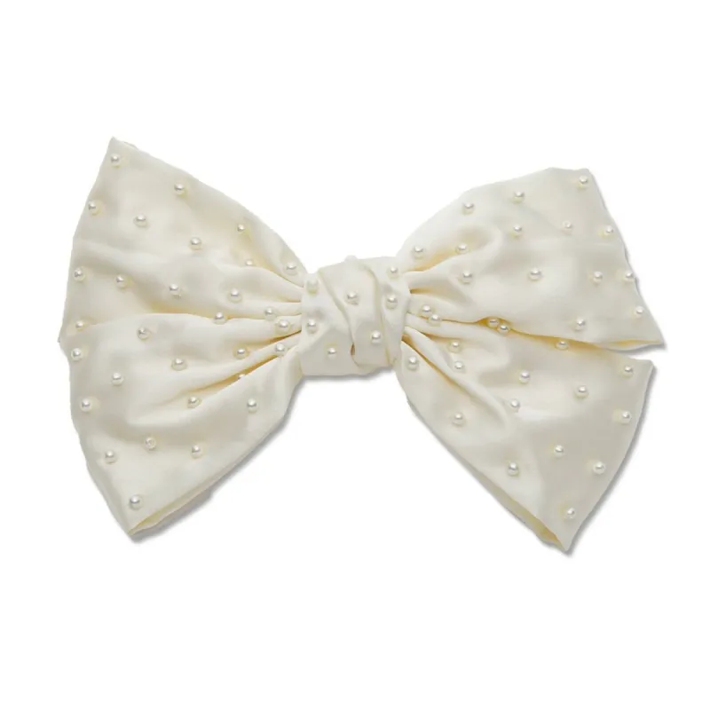 LELE X SJP IVORY PEARL BOW BARRETTE sold by Lele Sadoughi