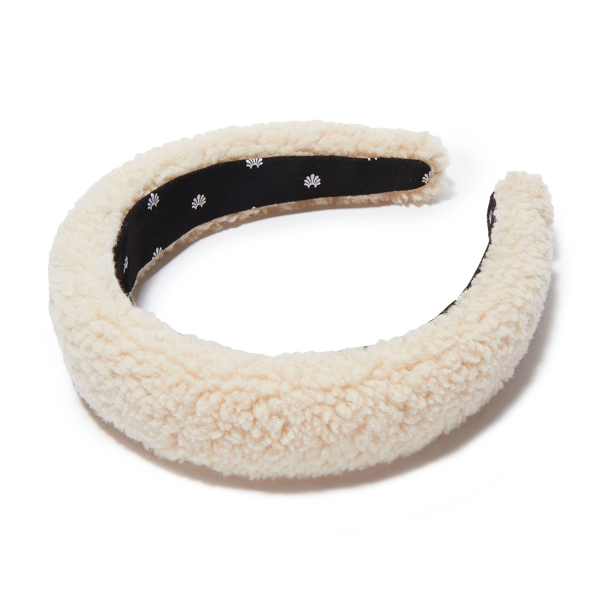 CAMEL FAUX SHEARLING ALICE HEADBAND sold by Lele Sadoughi