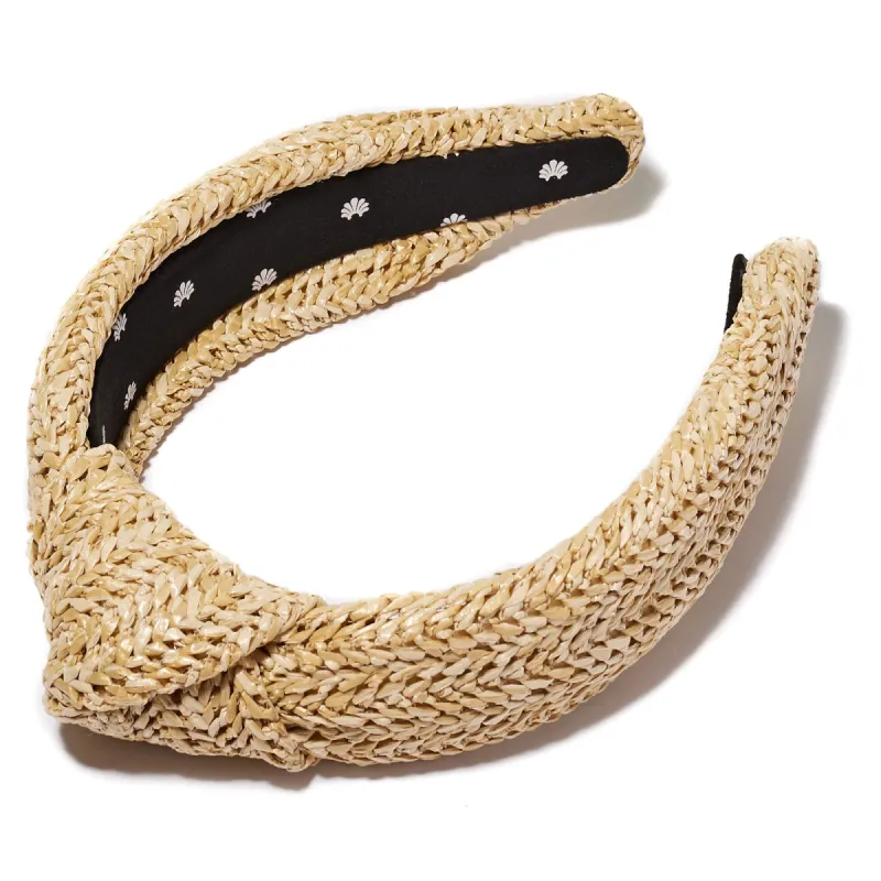 RAFFIA KNOTTED HEADBAND sold by Lele Sadoughi