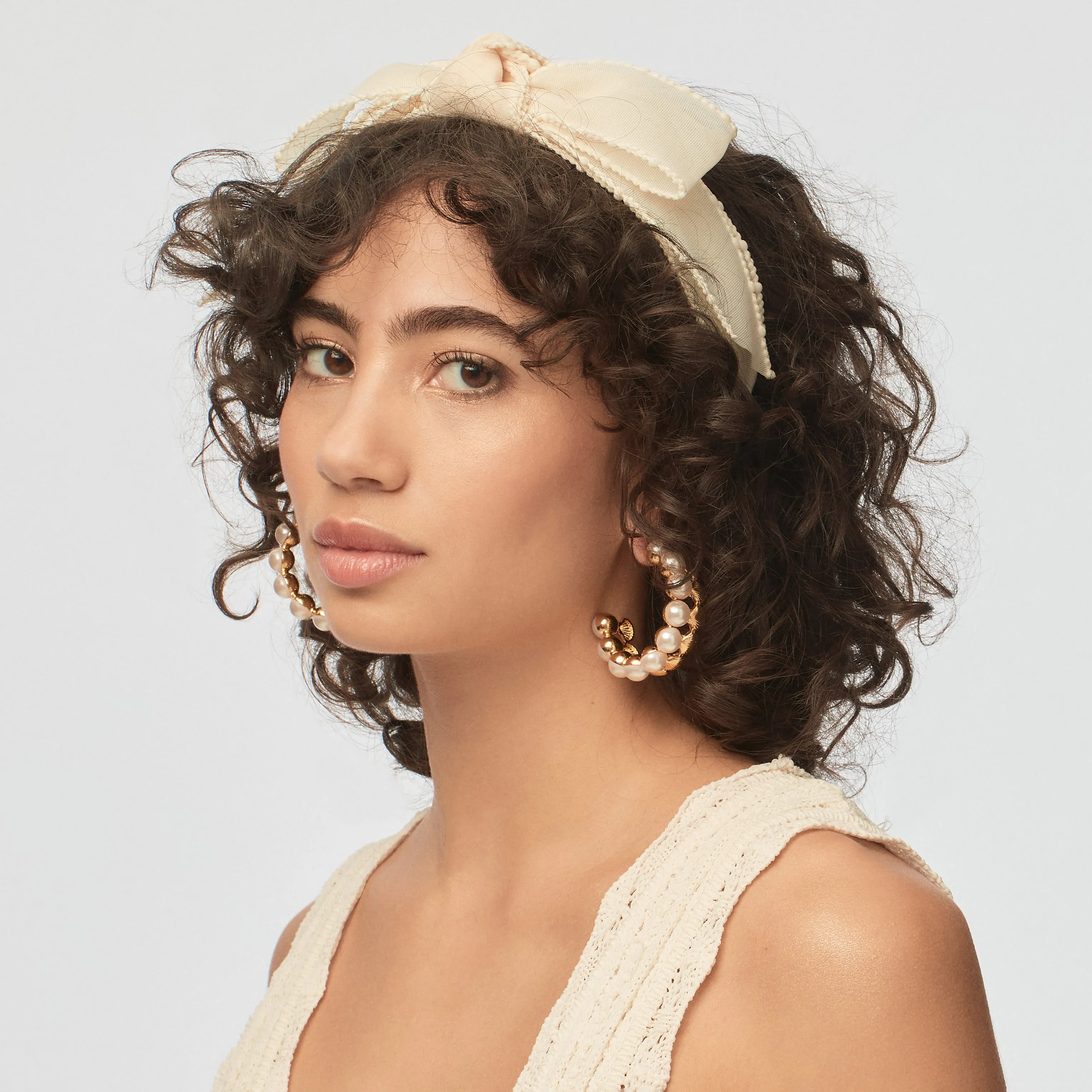 IVORY SHEER SHIRLEY HEADBAND | Parallel