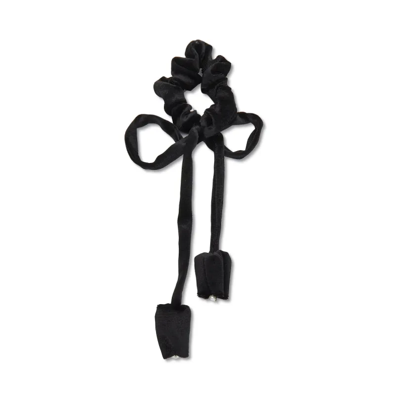 JET TULIP VELVET SCRUNCHIE sold by Lele Sadoughi