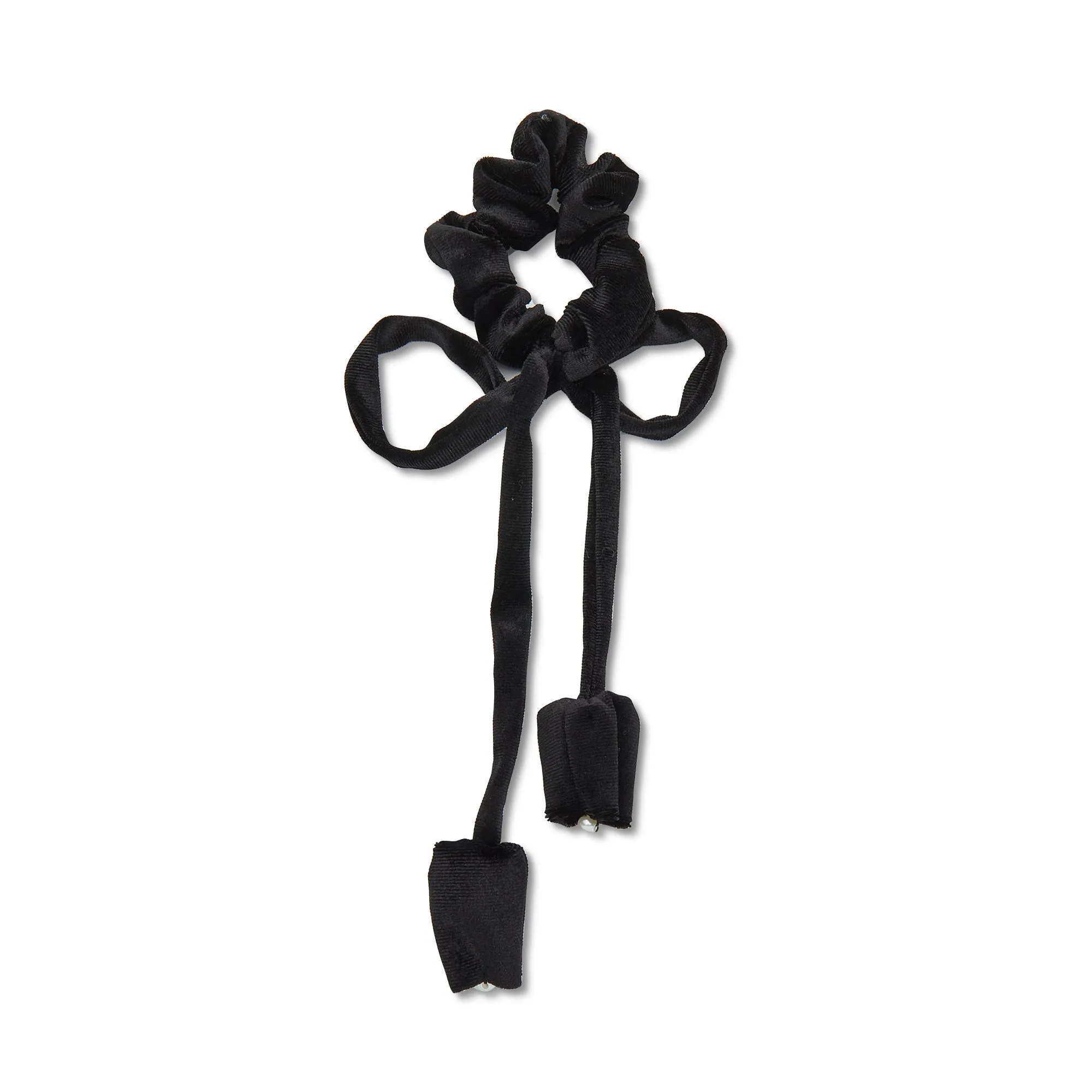 JET TULIP VELVET SCRUNCHIE sold by Lele Sadoughi