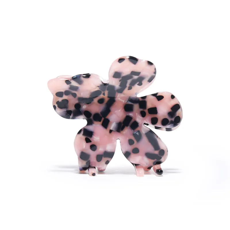 SPOTTED BLUSH LILY CLAW CLIP sold by Lele Sadoughi