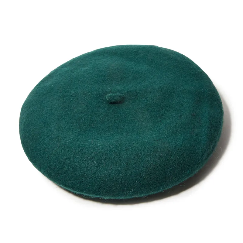 EMERALD WOOL FELT BERET sold by Lele Sadoughi