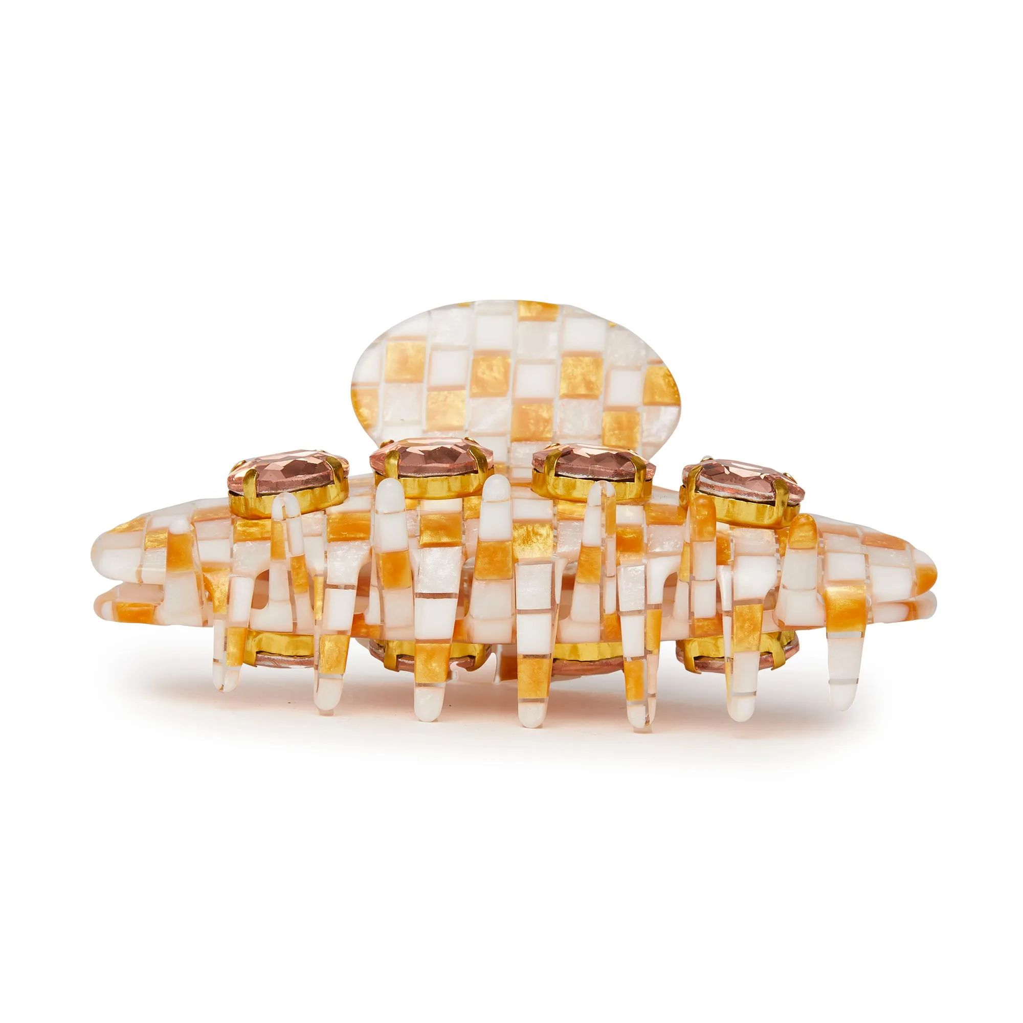 WICKER LARGE CRYSTAL CLAW CLIP sold by Lele Sadoughi product image thumbnail 4