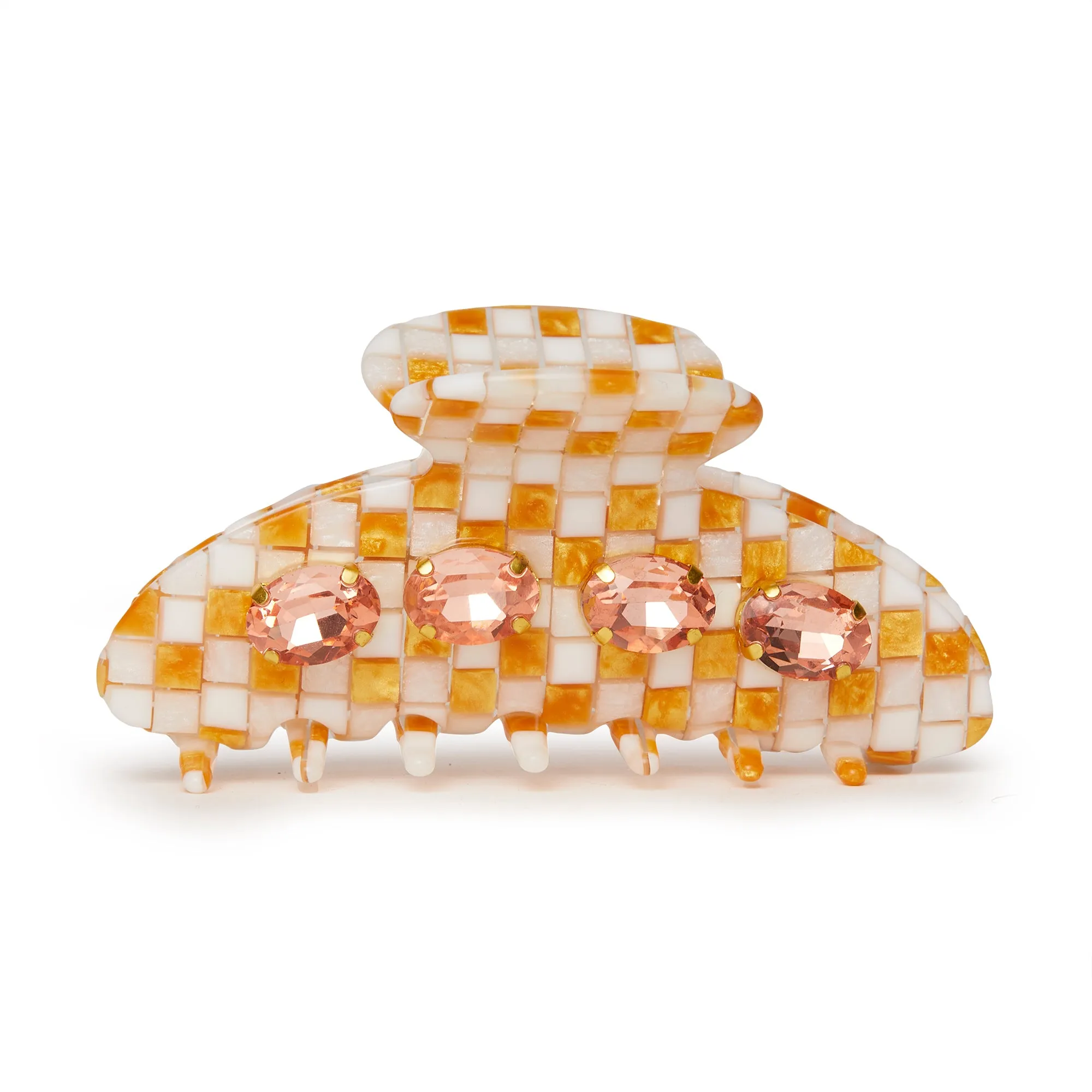 WICKER LARGE CRYSTAL CLAW CLIP sold by Lele Sadoughi