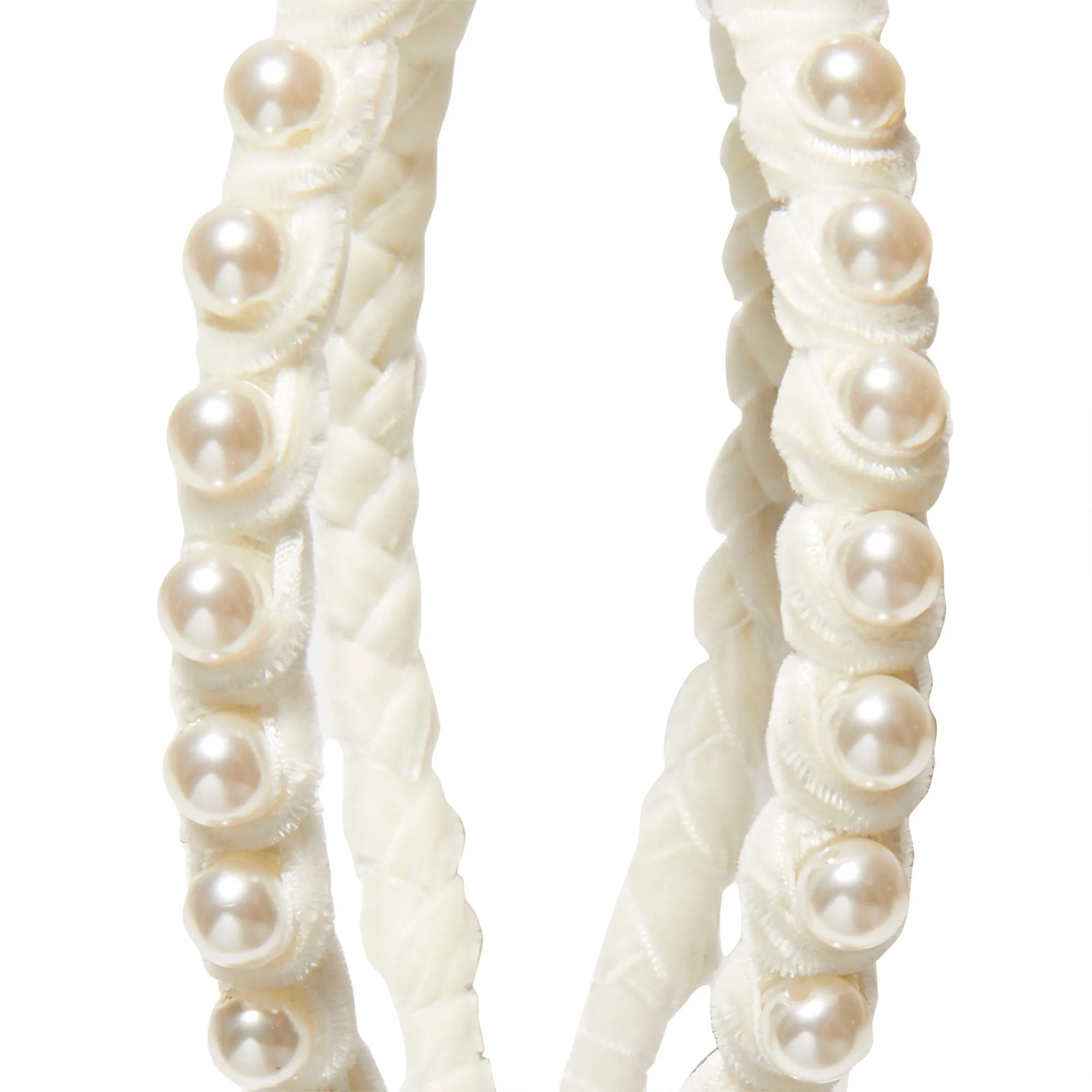 IVORY PEARL CROSSOVER HEADBAND sold by Lele Sadoughi product image thumbnail 5