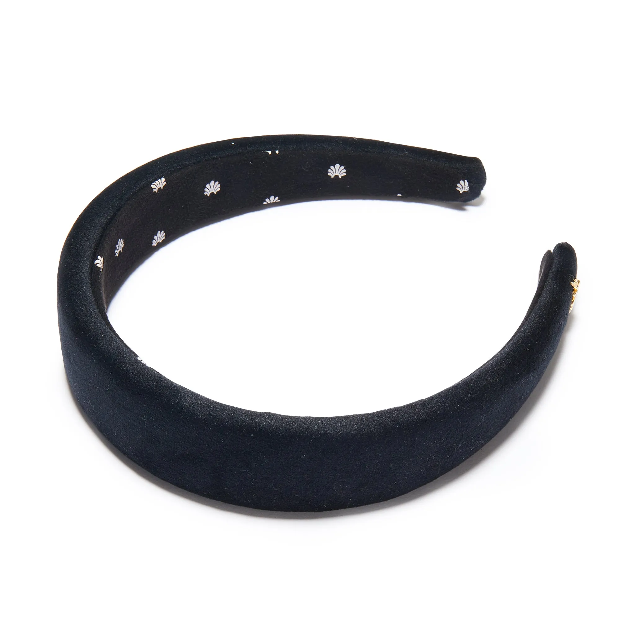 JET VELVET ALICE HEADBAND sold by Lele Sadoughi