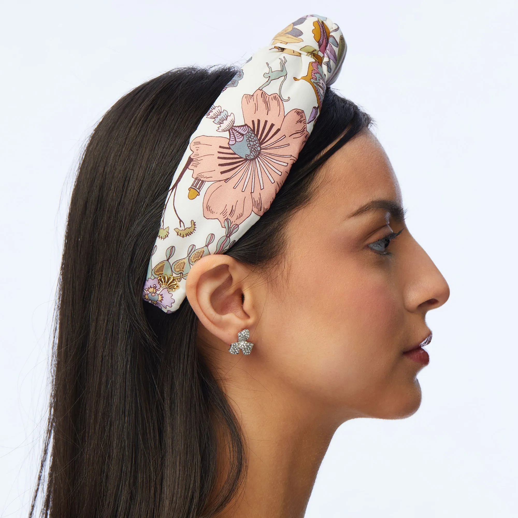 FANTASY LAND PRINTED KNOTTED HEADBAND sold by Lele Sadoughi product image thumbnail 4