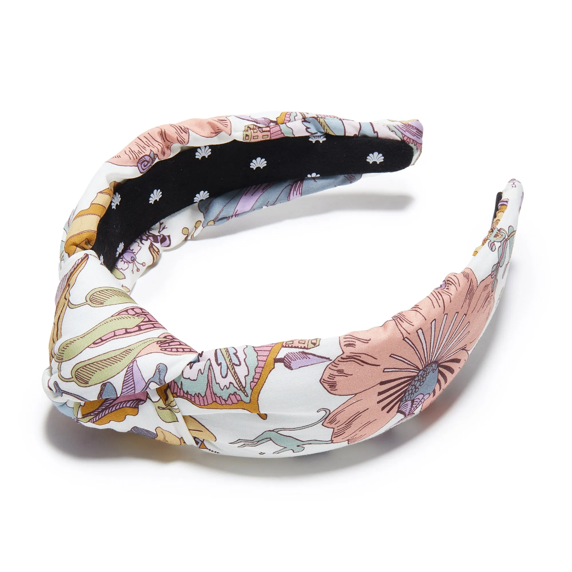 FANTASY LAND PRINTED KNOTTED HEADBAND sold by Lele Sadoughi