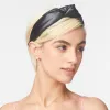 BLACK FAUX LEATHER HEADBAND sold by Lele Sadoughi