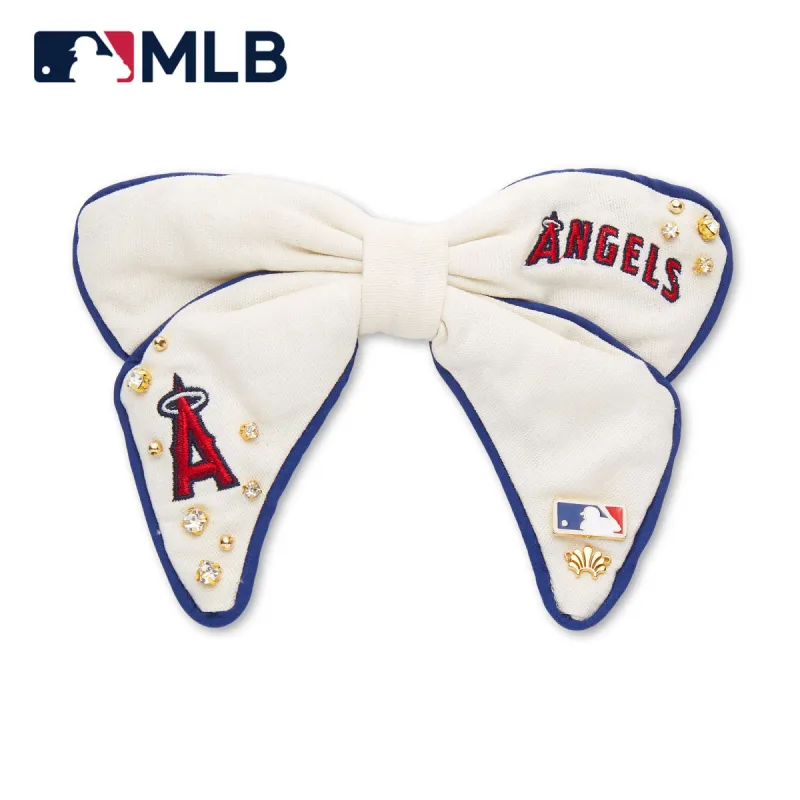 LOS ANGELES ANGELS LELE SADOUGHI / MLB IVORY BOW BARRETTE sold by Lele Sadoughi