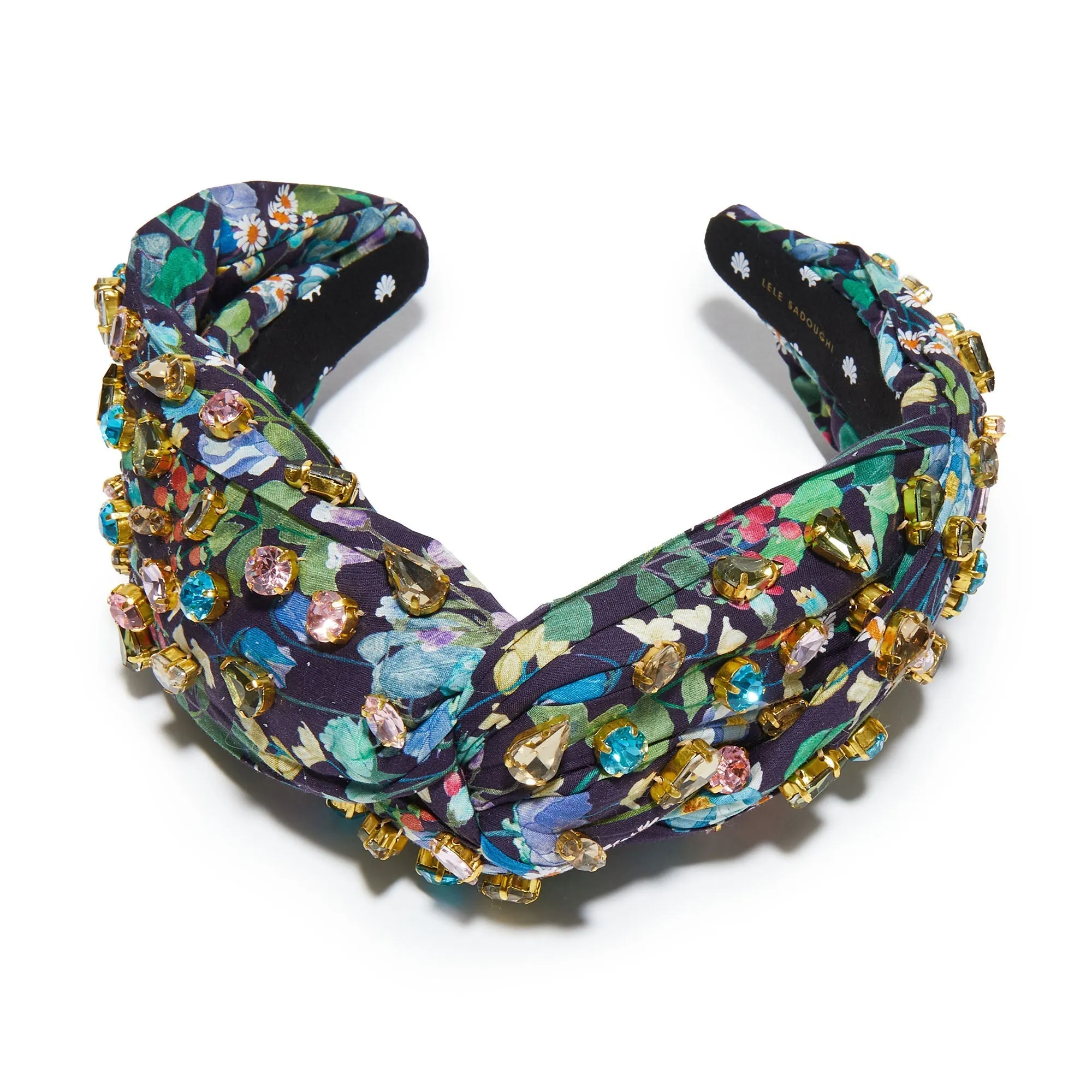 MIDNIGHT FAIRYTALE FOREST CANDY JEWELED GRETA HEADBAND sold by Lele Sadoughi product image thumbnail 5