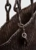 EXTRA LARGE CHEVRON LEATHER TOTE sold by Lemaire
