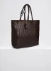 EXTRA LARGE CHEVRON LEATHER TOTE sold by Lemaire