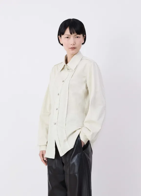 MULTI-TOPSTICH FITTED SHIRT sold by Lemaire