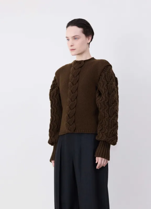 CABLE SLEEVELESS JUMPER sold by Lemaire