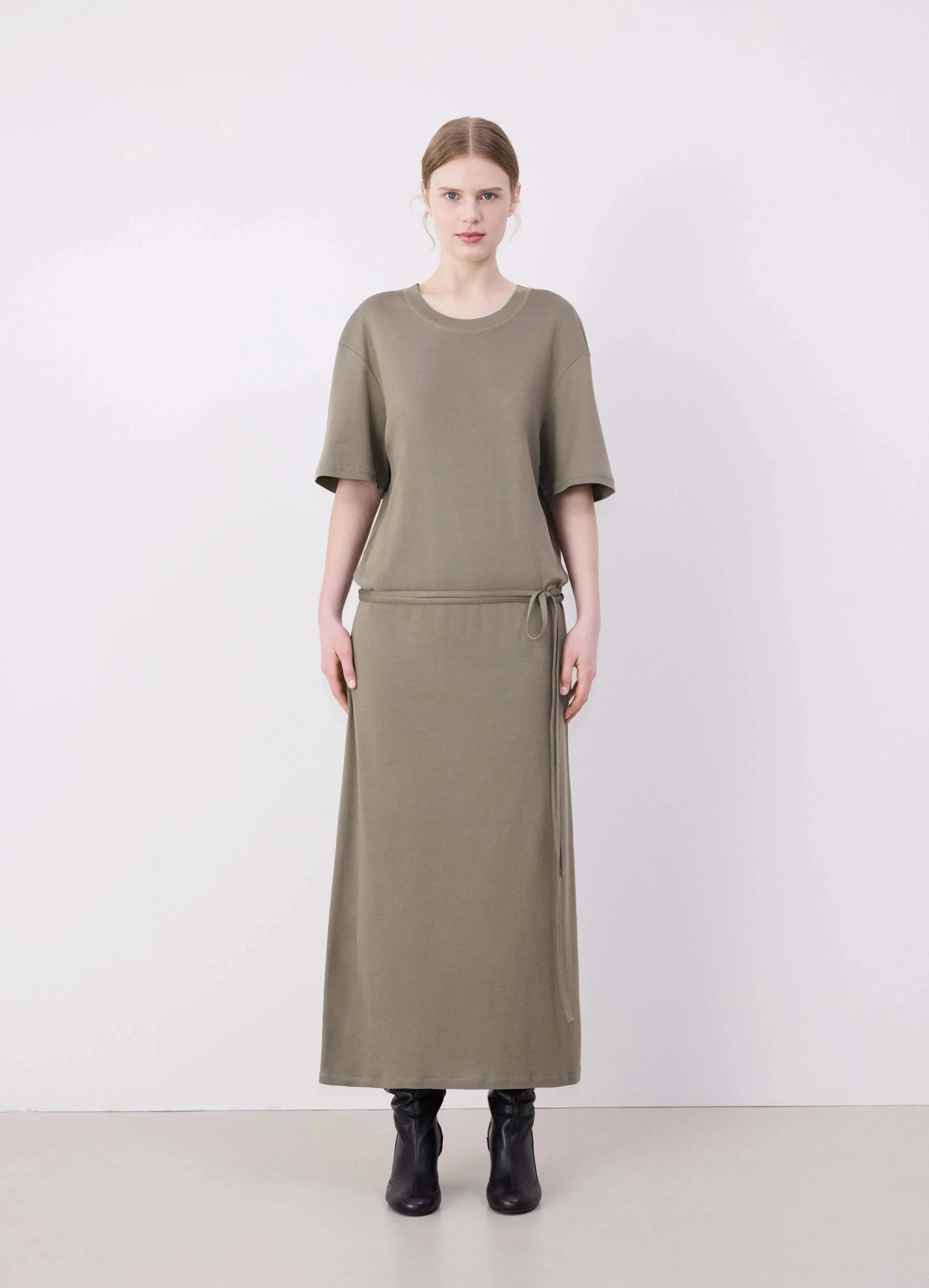 BELTED RIB T-SHIRT DRESS sold by Lemaire product image thumbnail 2