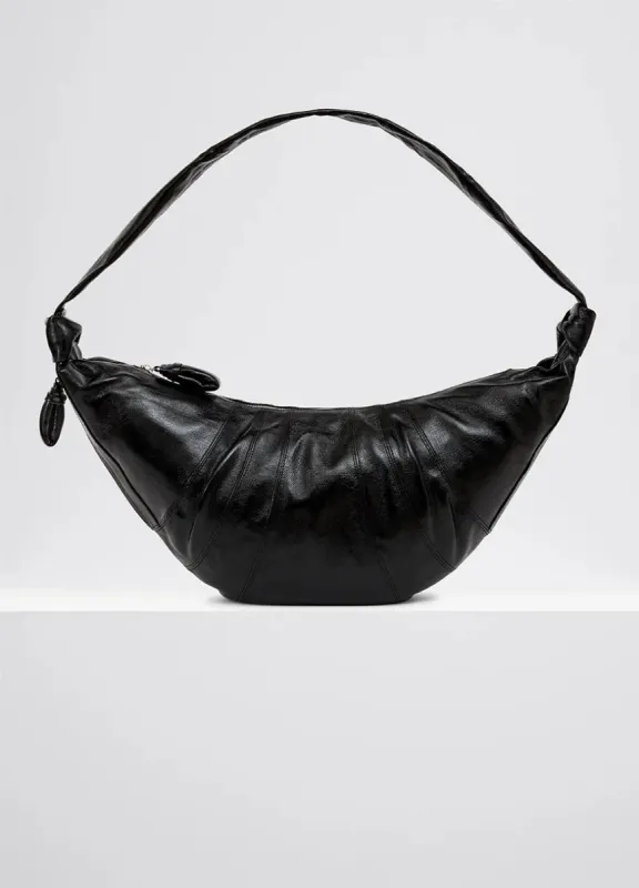 LARGE CROISSANT BAG IN COATED COTTON sold by Lemaire