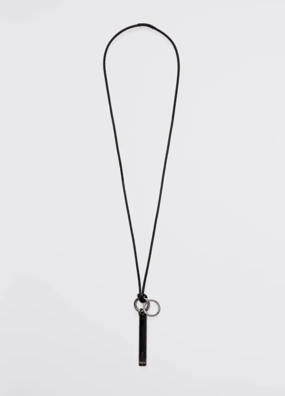 MAGLITE LEATHER NECKLACE made by Lemaire