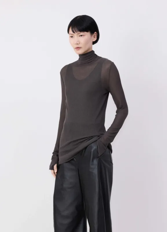 SEAMLESS HIGH NECK TOP made by Lemaire