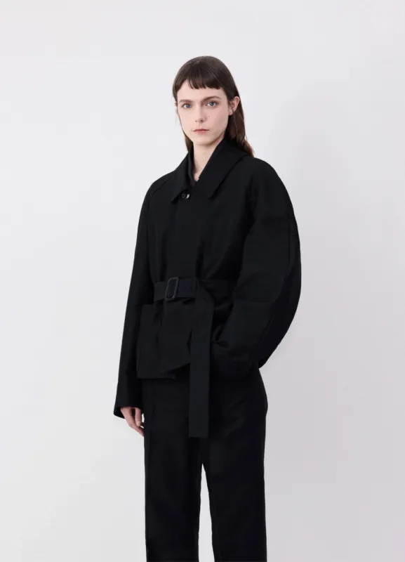 BELTED TWO POCKET JACKET sold by Lemaire