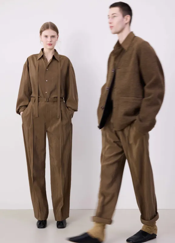 BELTED RELAXED PANTS sold by Lemaire