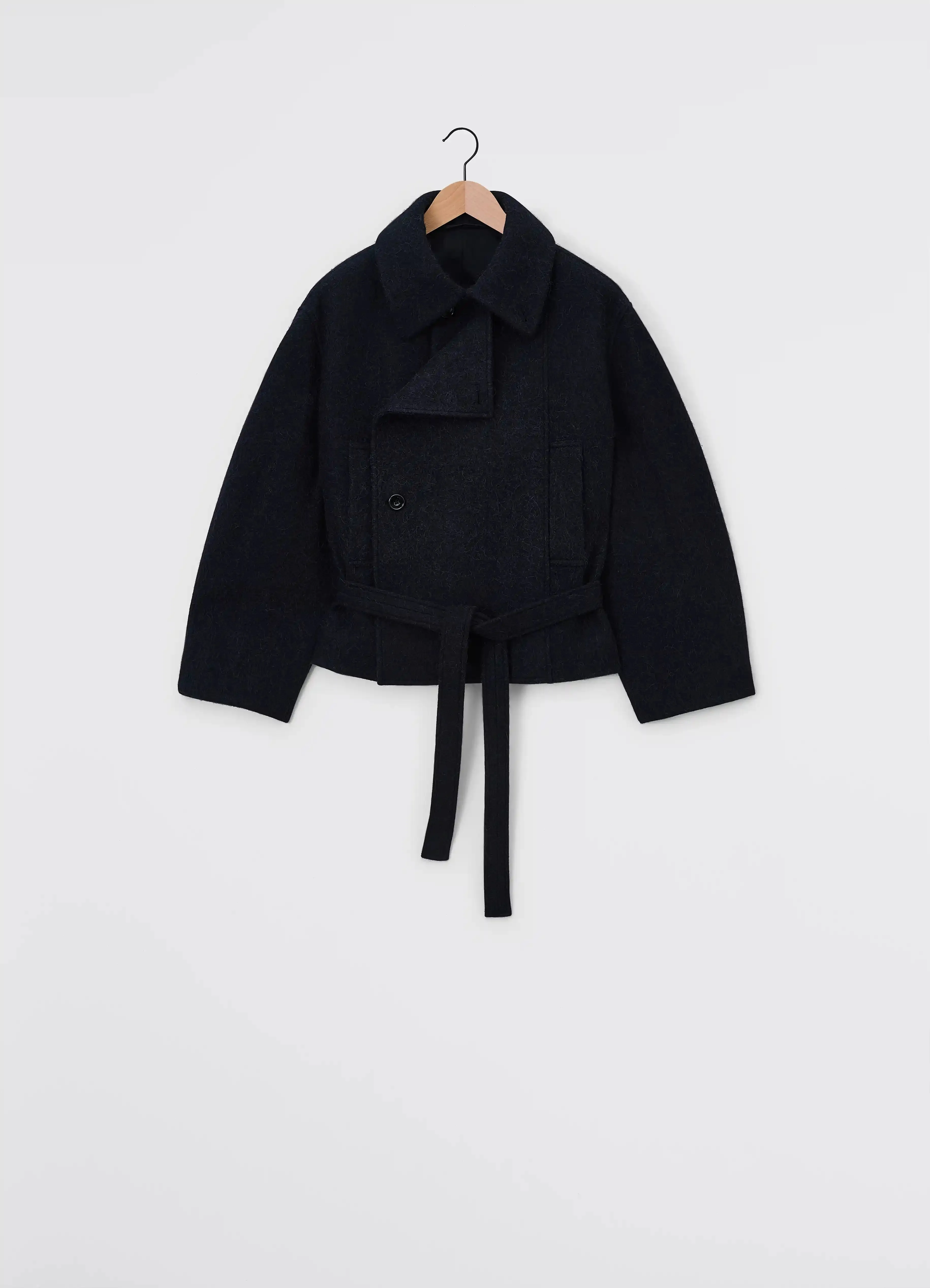 SHORT ASYMMETRICAL BATHROBE COAT sold by Lemaire product image thumbnail 3