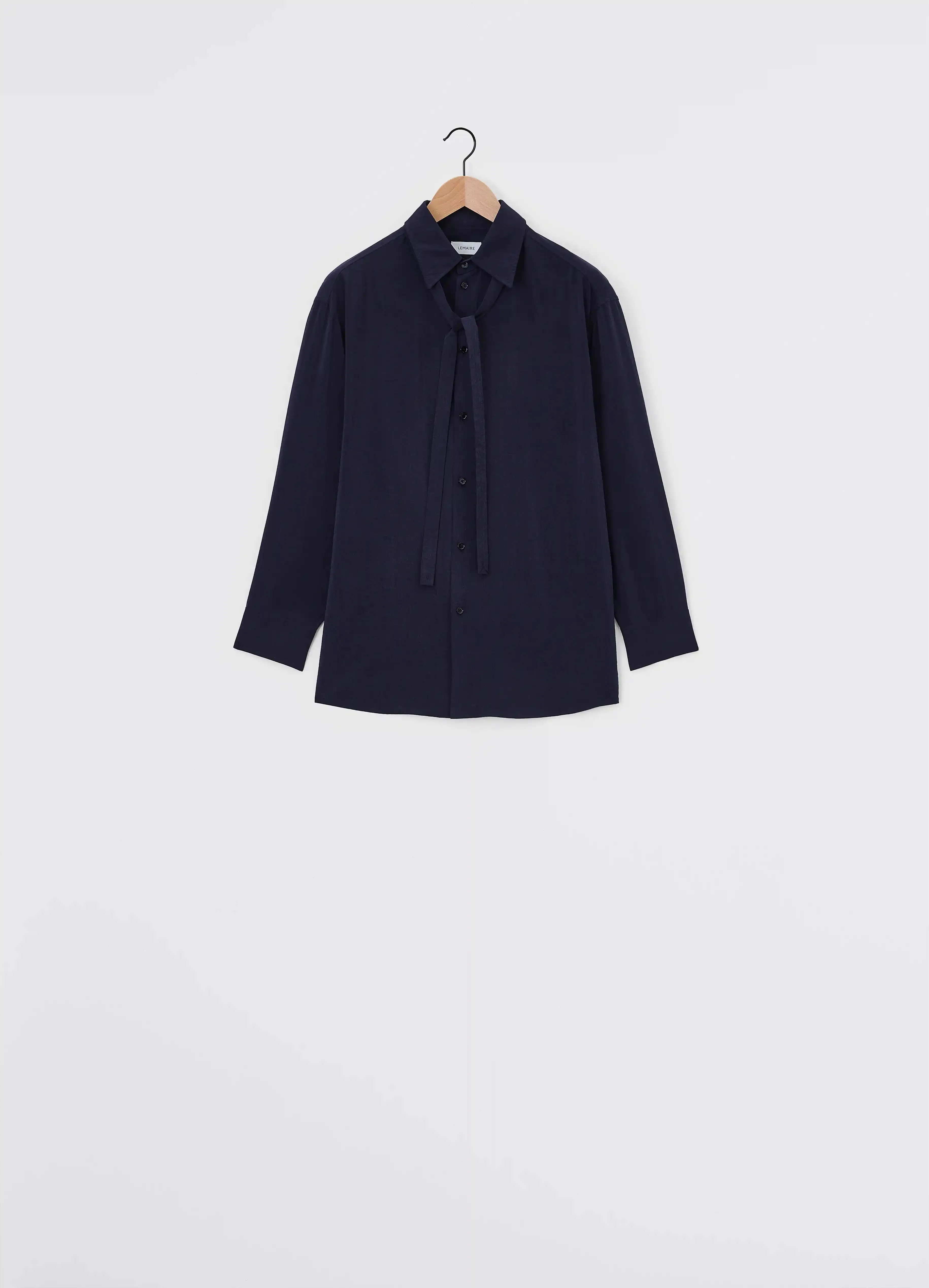 LONG SHIRT WITH TIE sold by Lemaire product image thumbnail 3