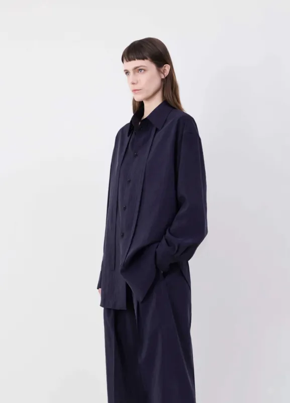 LONG SHIRT WITH TIE sold by Lemaire