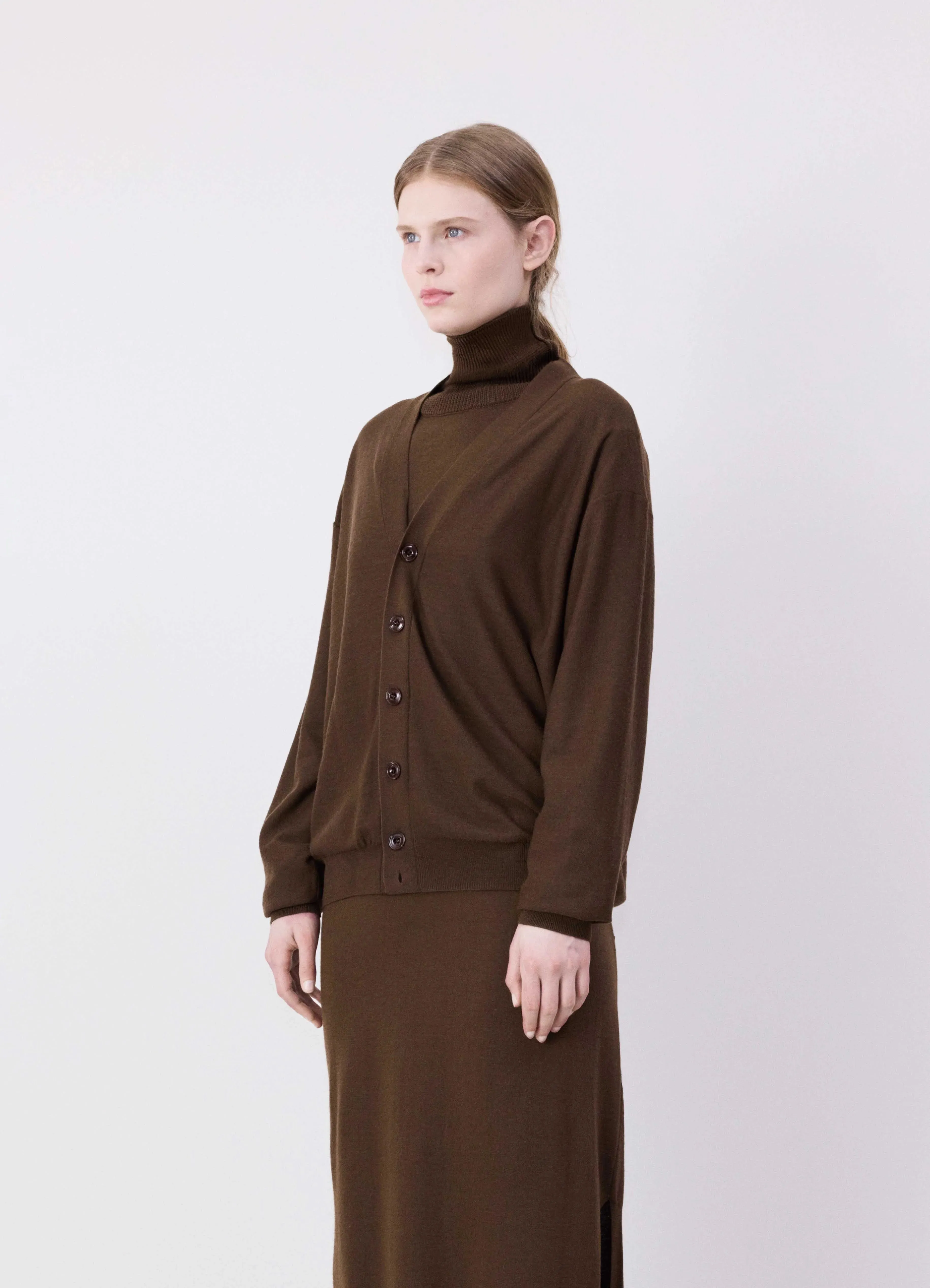 RELAXED TWISTED CARDIGAN sold by Lemaire product image thumbnail 4
