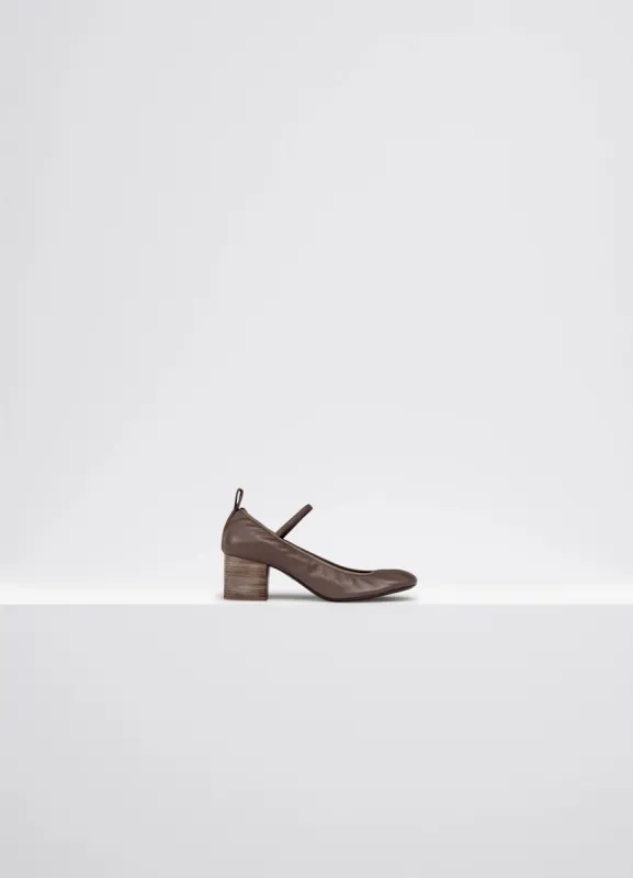 SQUARE BALLERINA WITH 55MM HEEL sold by Lemaire