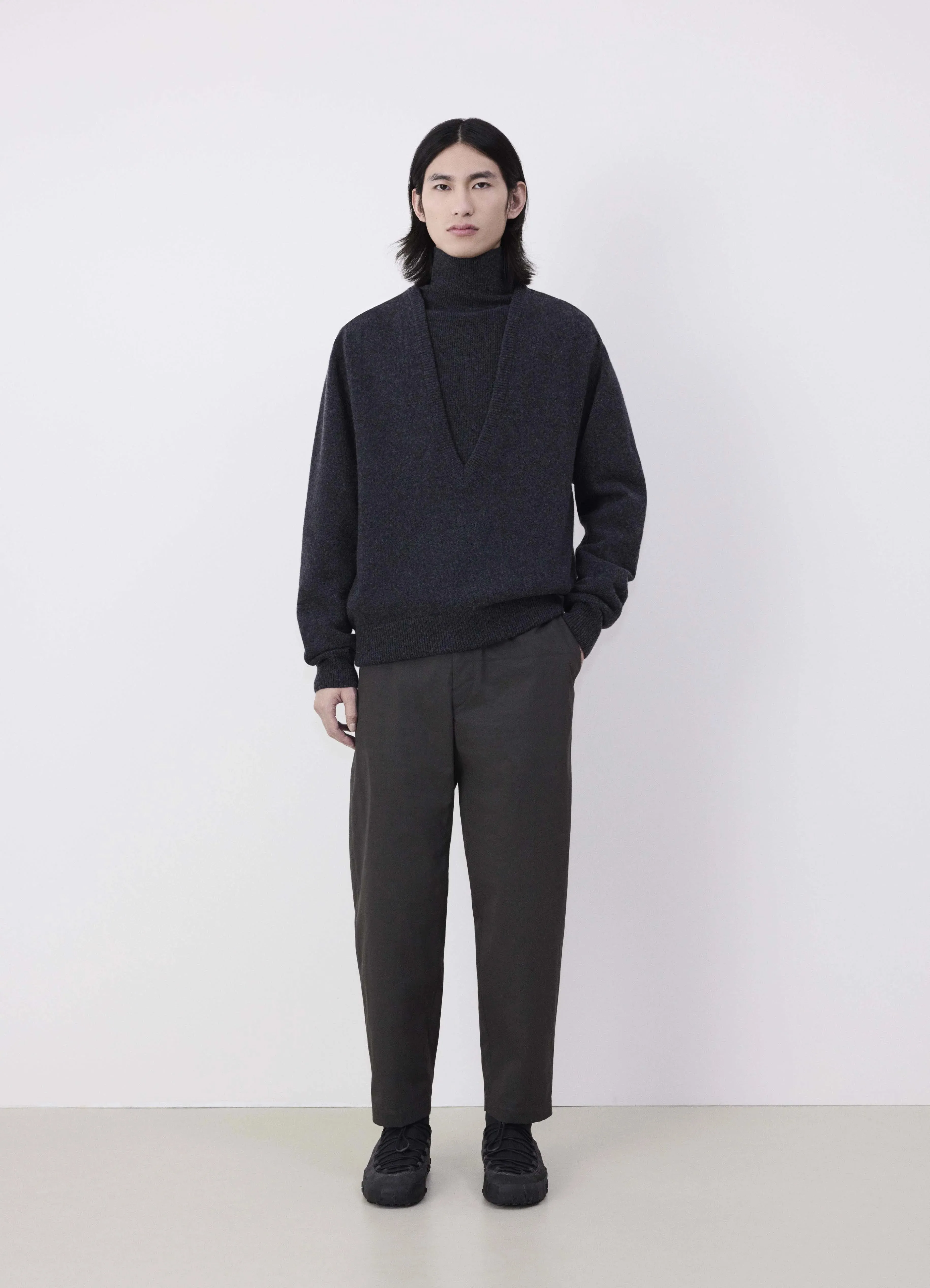 DEEP V-NECK JUMPER sold by Lemaire product image thumbnail 2