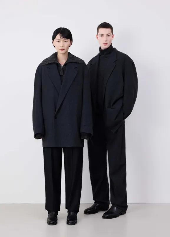 SHORT MAXI DOUBLE BREASTED COAT sold by Lemaire