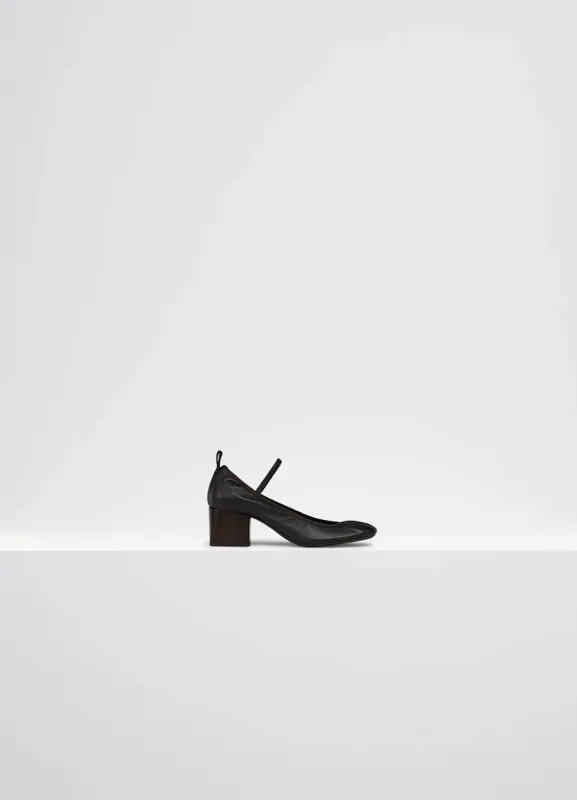 SQUARE BALLERINA WITH 55MM HEEL sold by Lemaire