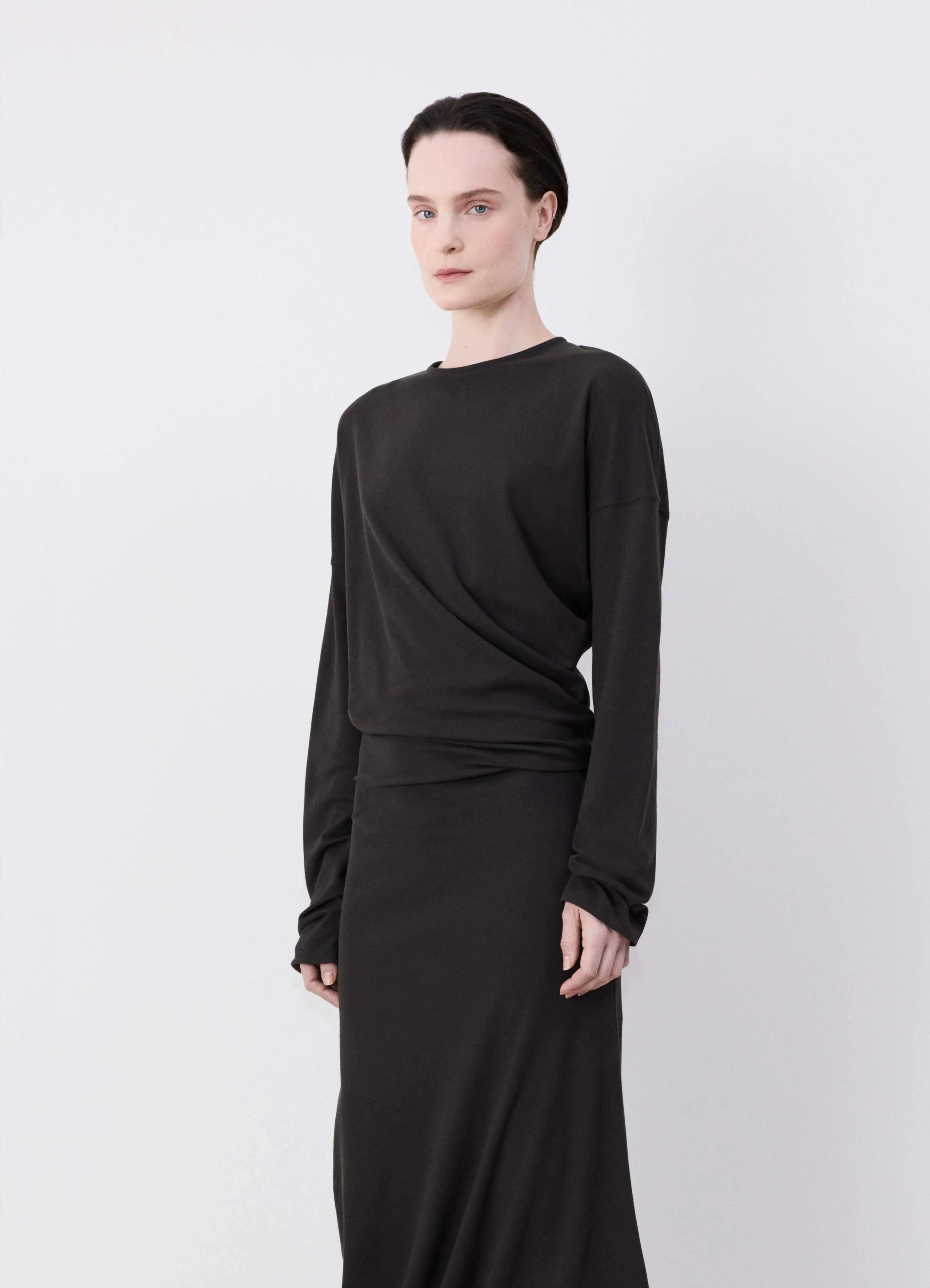LONG SLEEVE TWISTED DRESS sold by Lemaire product image thumbnail 3