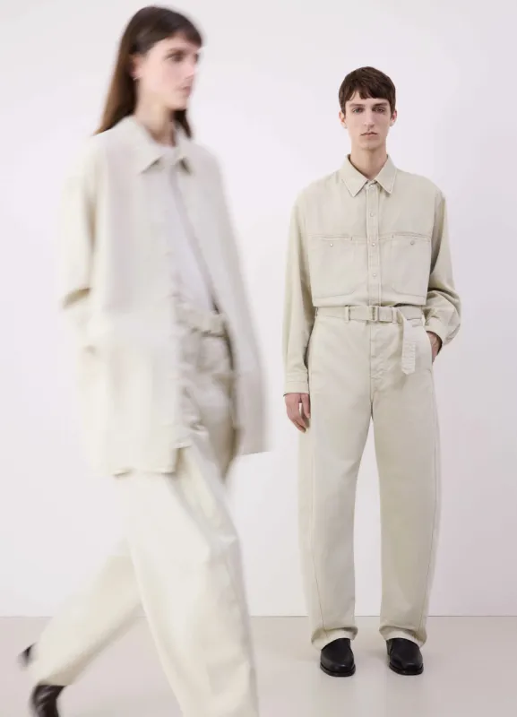 TWISTED BELTED PANTS sold by Lemaire