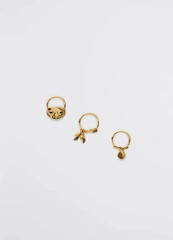 ESTAMPE TRIO RINGS made by Lemaire