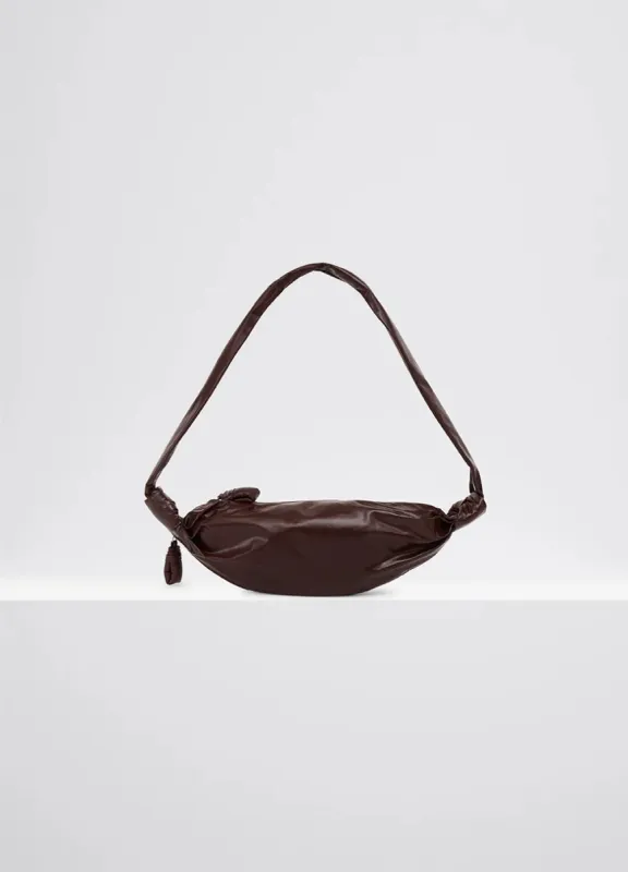 SMALL SOFT CROISSANT BAG IN PAPER LEATHER made by Lemaire